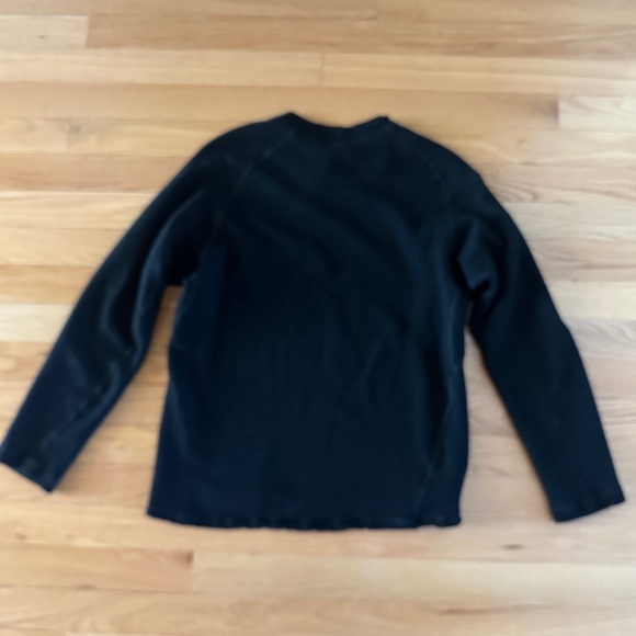 Patagonia Performance Baselayer Merino Wool Black Sweater Top Size S/M - Picture 7 of 10